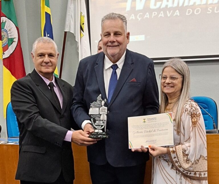 Câmara reconhece Gilberto Dickel da Fontoura como Cidadão Caçapavano